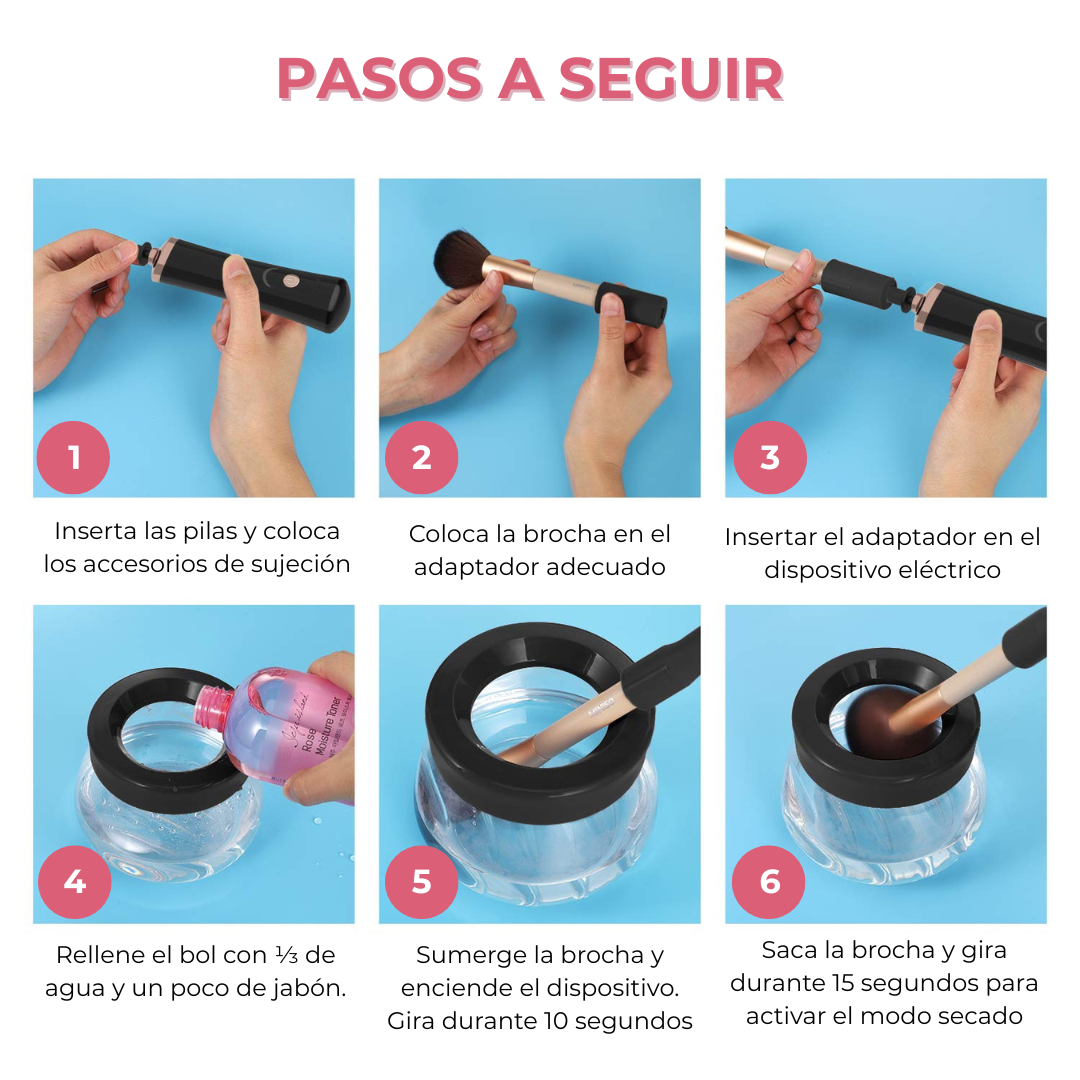 GlamSpin – Limpiador & Secador de Brochas | VeloceVibes™