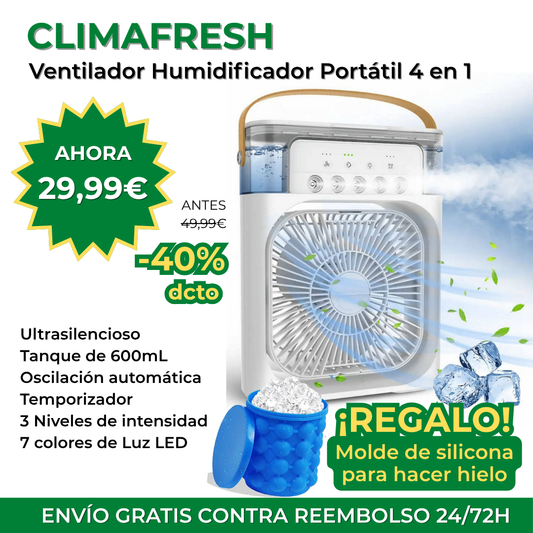 ClimaFresh - Ventilador Portátil