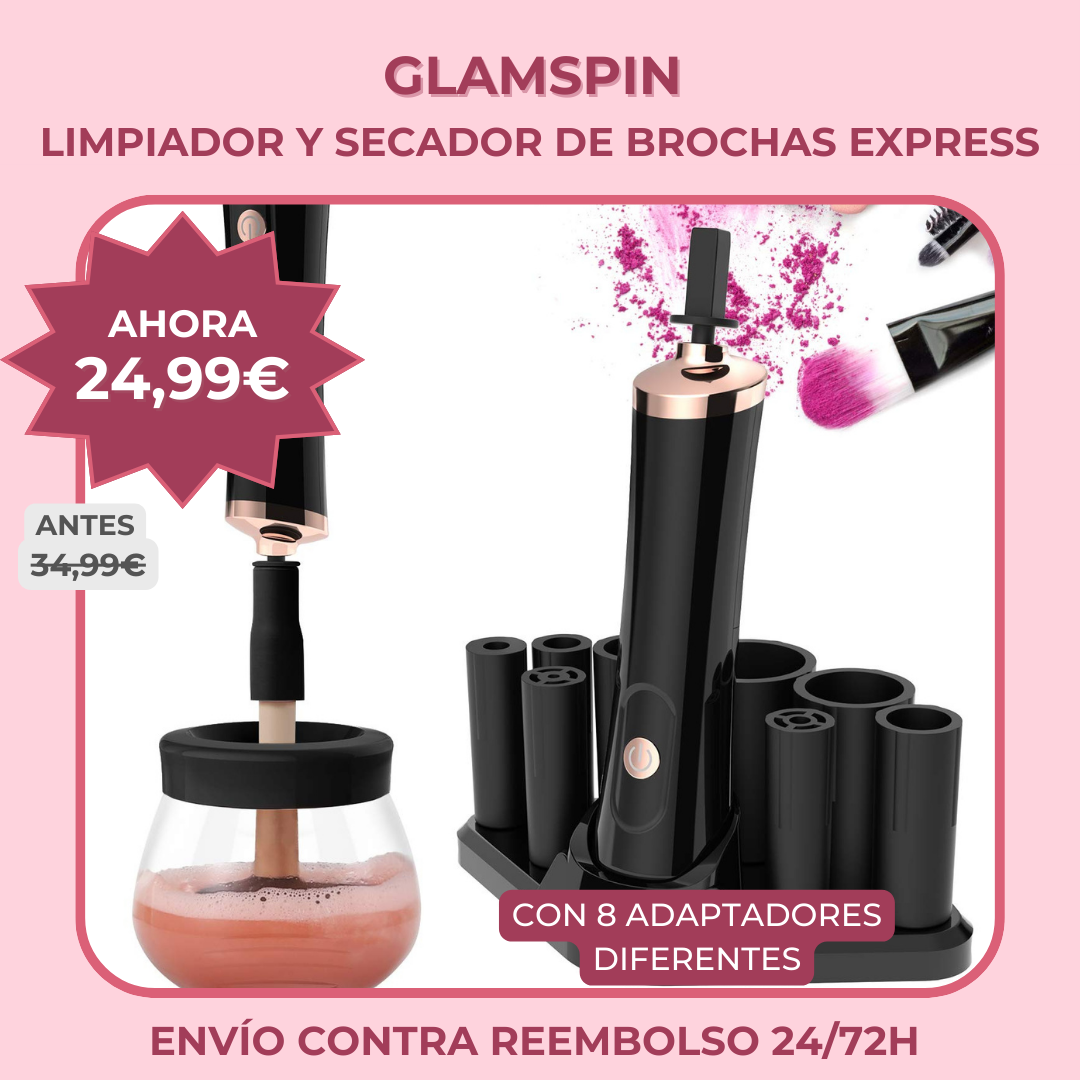 GlamSpin – Limpiador & Secador de Brochas | VeloceVibes™